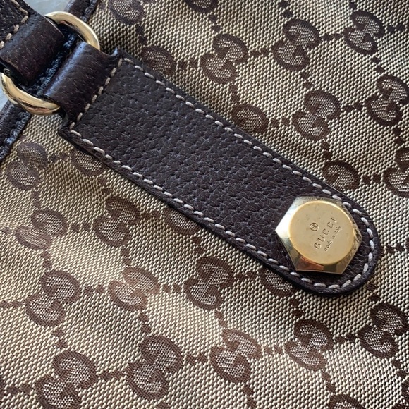 Vintage Gucci | brown monogram open top tote bag - Picture 15 of 16